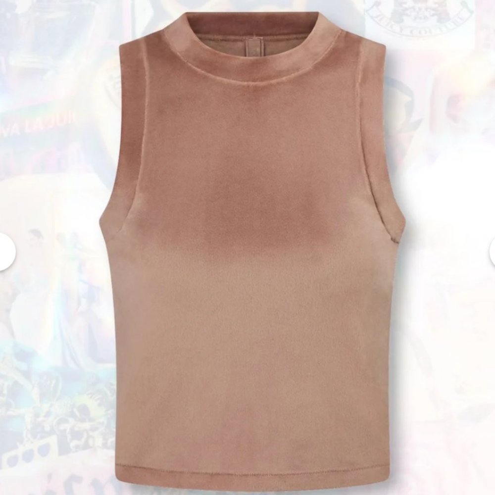SKIMS VELOUR CREW NECK TANK | SIENNA M